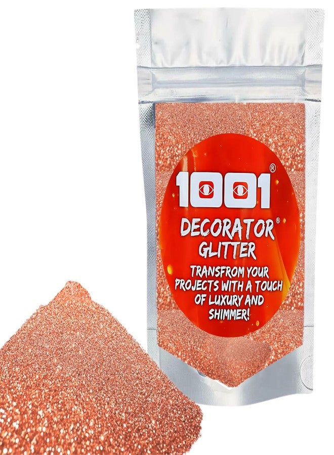 Glossy Decorater Glitter Paint Additive Crystals for Emulsion, Epoxy Grout, Art Epoxy Resin, Wood Varnish, Acrylic Varnish, Pu Clear, Art & Craft Projects. (Copper, 25gms)